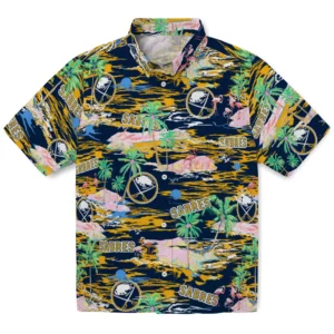 Buffalo Sabres Hawaiian Shirt - Hawaii Island