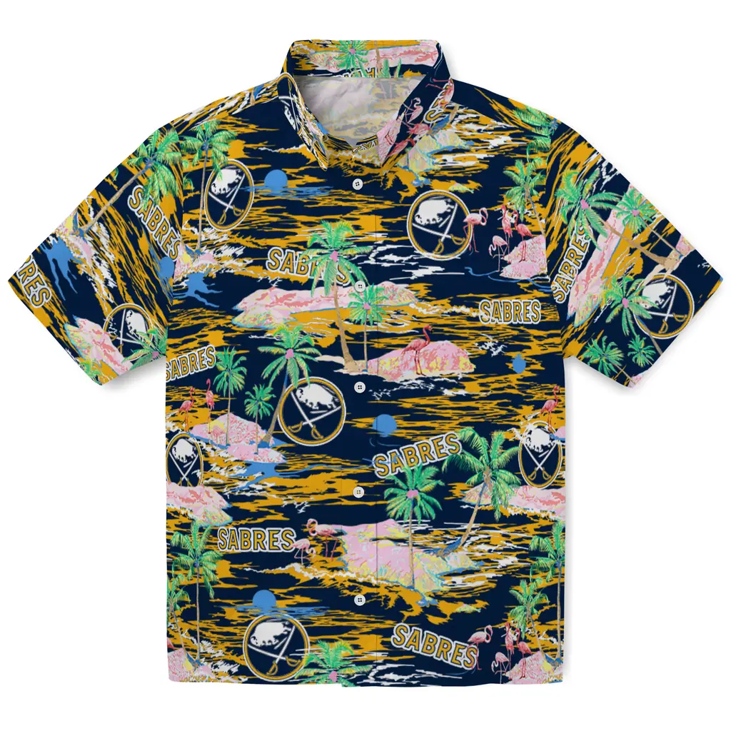 Buffalo Sabres Hawaiian Shirt - Hawaii Island 1 Buffalo Sabres Hawaiian Shirt - Hawaii Island