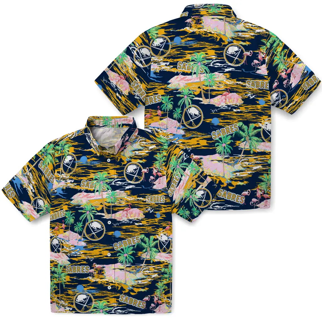 Buffalo Sabres Hawaiian Shirt - Hawaii Island 3 Buffalo Sabres Hawaiian Shirt - Hawaii Island - Image 3