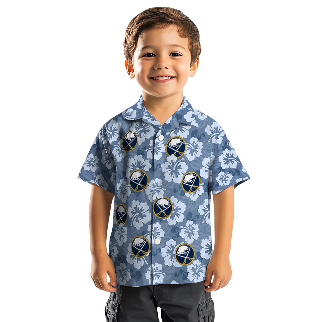 Buffalo Sabres Hawaiian Shirt - Hibiscus Cluster 7 Buffalo Sabres Hawaiian Shirt - Hibiscus Cluster - Image 7