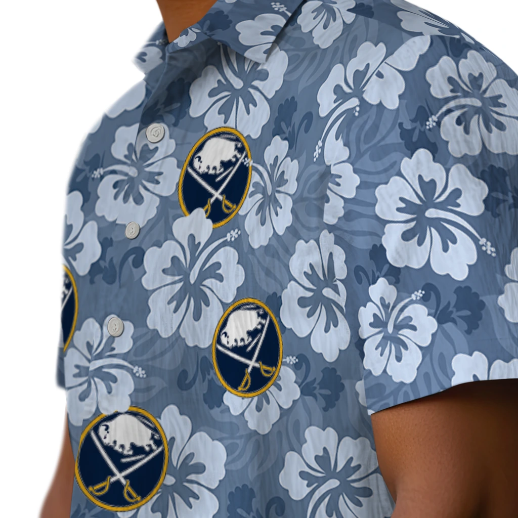 Buffalo Sabres Hawaiian Shirt - Hibiscus Cluster 8 Buffalo Sabres Hawaiian Shirt - Hibiscus Cluster - Image 8