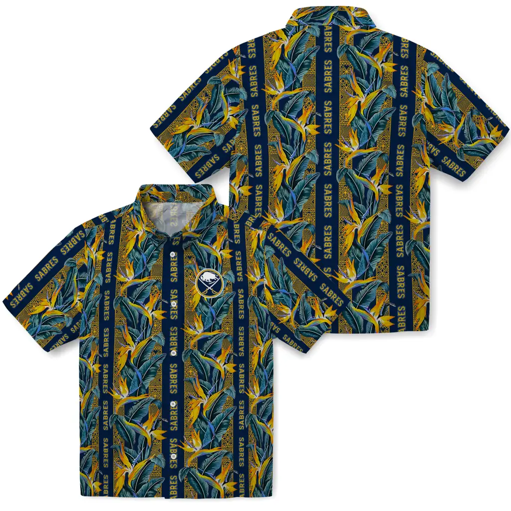 Buffalo Sabres Hawaiian Shirt - Paradise Vines 3 Buffalo Sabres Hawaiian Shirt - Paradise Vines - Image 3