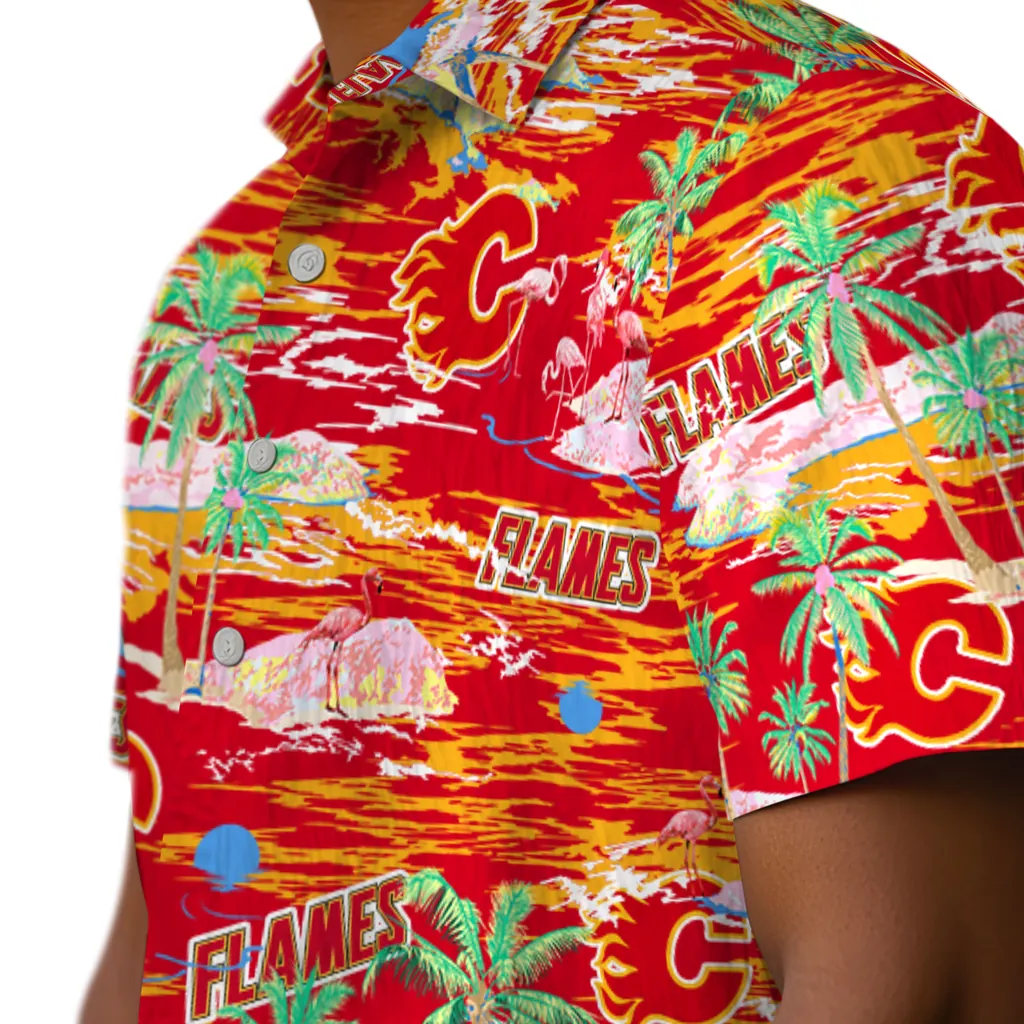 Calgary Flames Hawaiian Shirt - Hawaii Island 8 Calgary Flames Hawaiian Shirt - Hawaii Island - Image 8