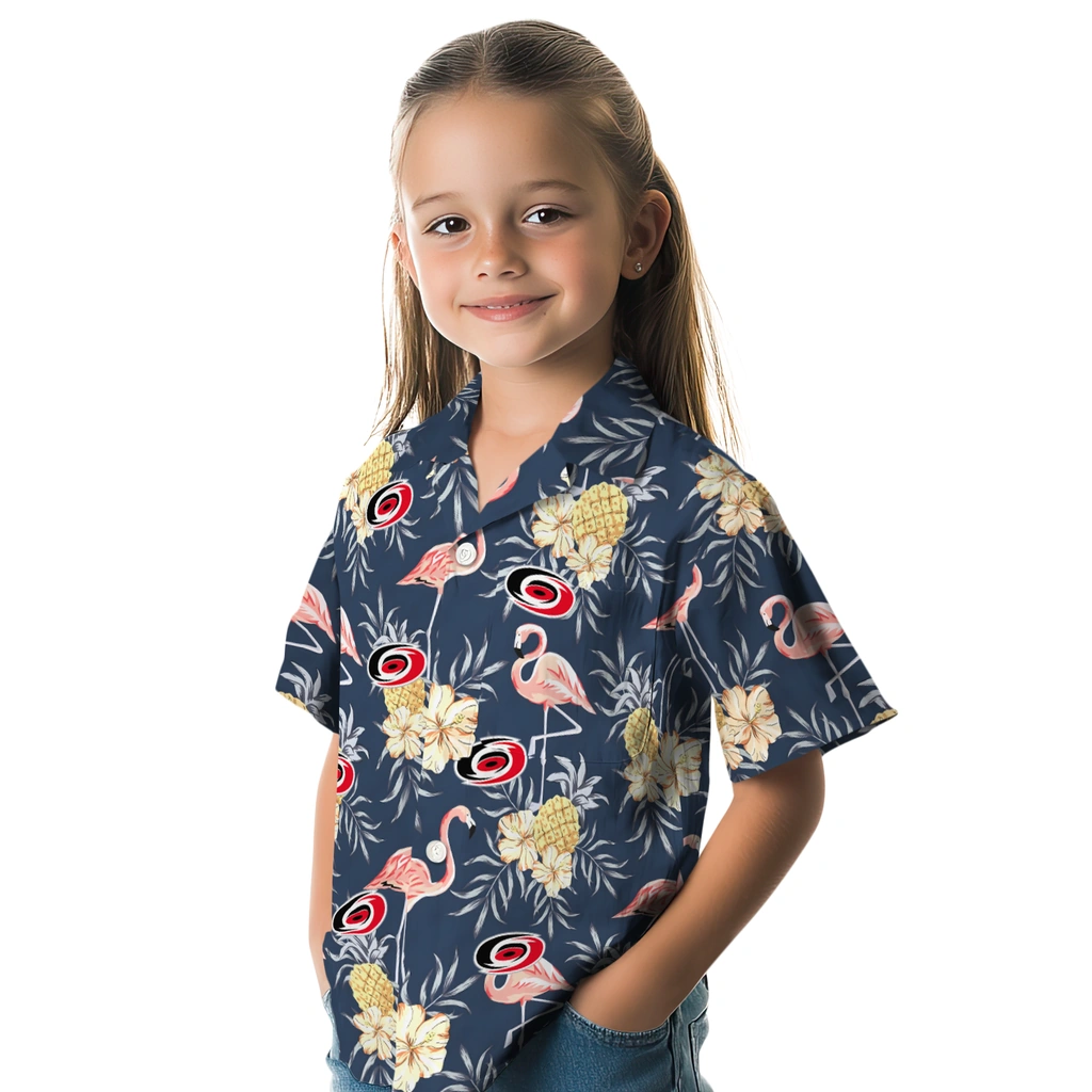Carolina Hurricanes Hawaiian Shirt - Flamingo Hibiscus 6 Carolina Hurricanes Hawaiian Shirt - Flamingo Hibiscus - Image 6
