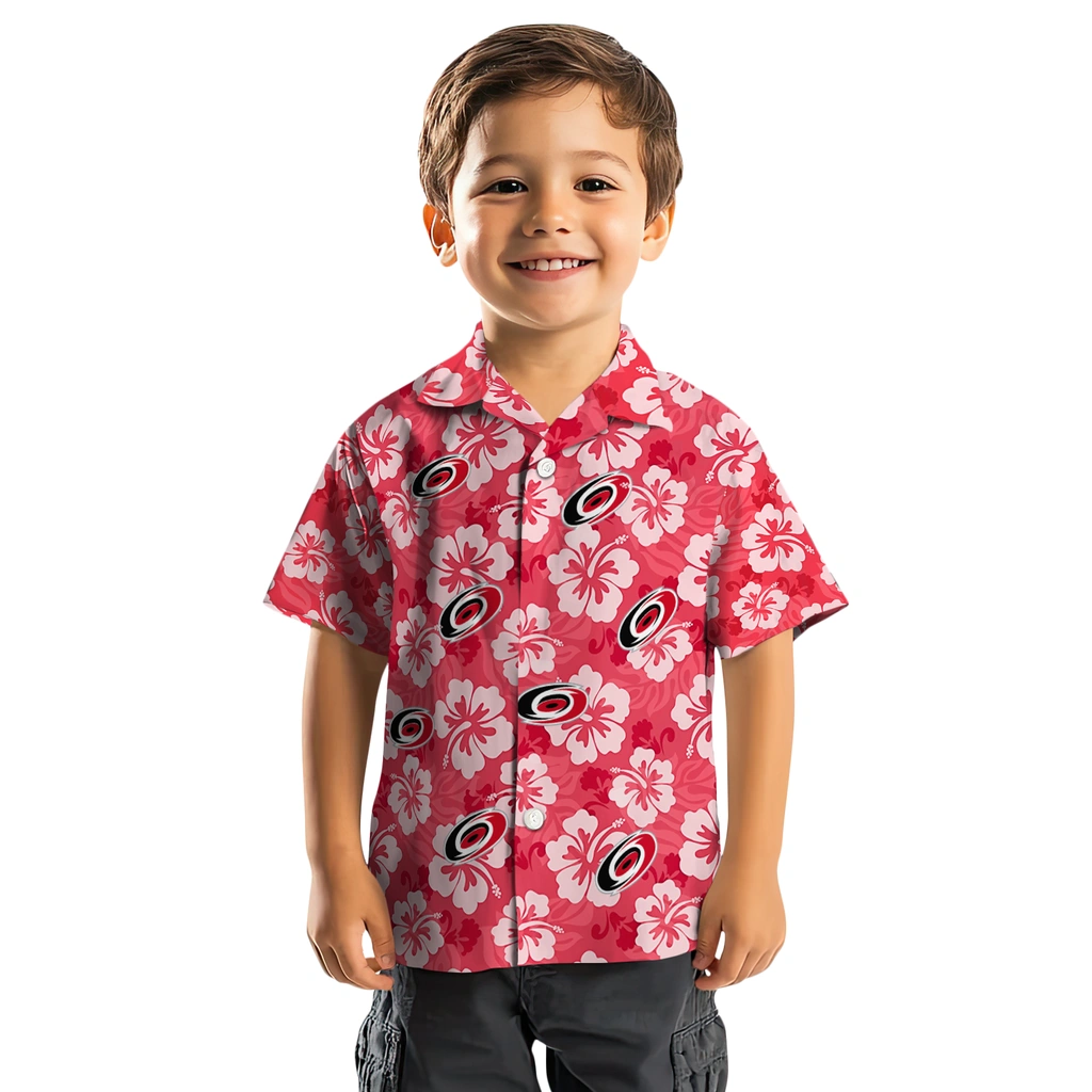 Carolina Hurricanes Hawaiian Shirt - Hibiscus Cluster 7 Carolina Hurricanes Hawaiian Shirt - Hibiscus Cluster - Image 7