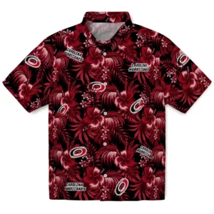 Carolina Hurricanes Hawaiian Shirt - Hibiscus Exotic