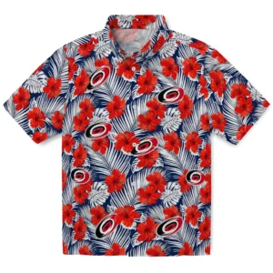 Carolina Hurricanes Hawaiian Shirt - Hibiscus Fiesta