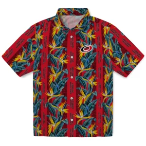 Carolina Hurricanes Hawaiian Shirt - Paradise Vines