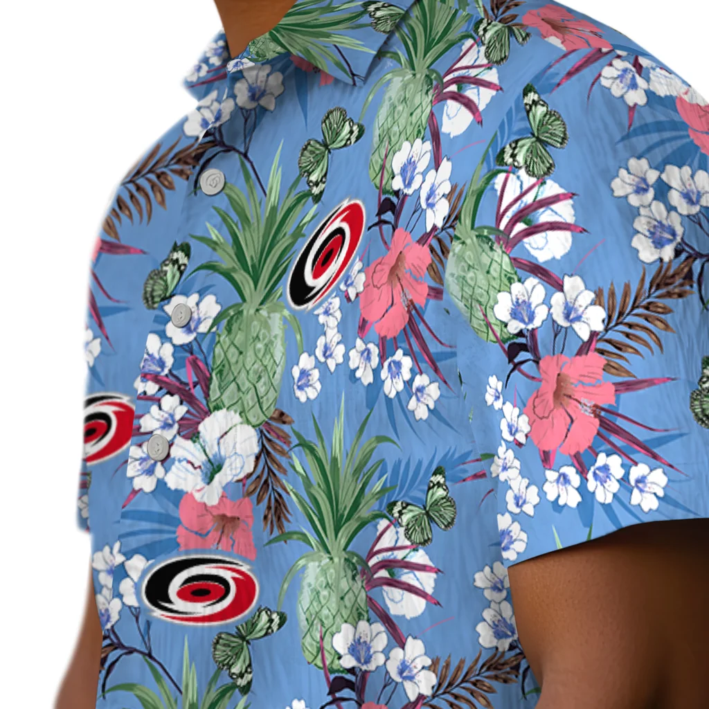Carolina Hurricanes Hawaiian Shirt - Pineapple Bouquet 8 Carolina Hurricanes Hawaiian Shirt - Pineapple Bouquet - Image 8