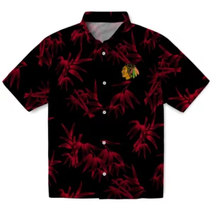 Chicago Blackhawks Hawaiian Shirt - Bamboo Branches