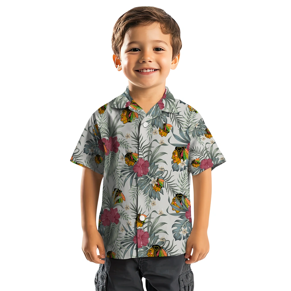Chicago Blackhawks Hawaiian Shirt - Hibiscus Designs 7 Chicago Blackhawks Hawaiian Shirt - Hibiscus Designs - Image 7