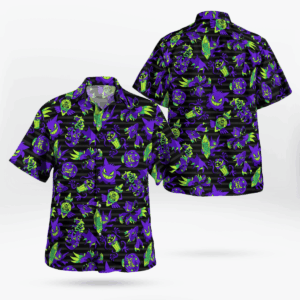 Ghost System Pokemon Hawaiian Shirt
