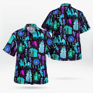 Haunted Mansion Ghosts Hawaiian Shirt