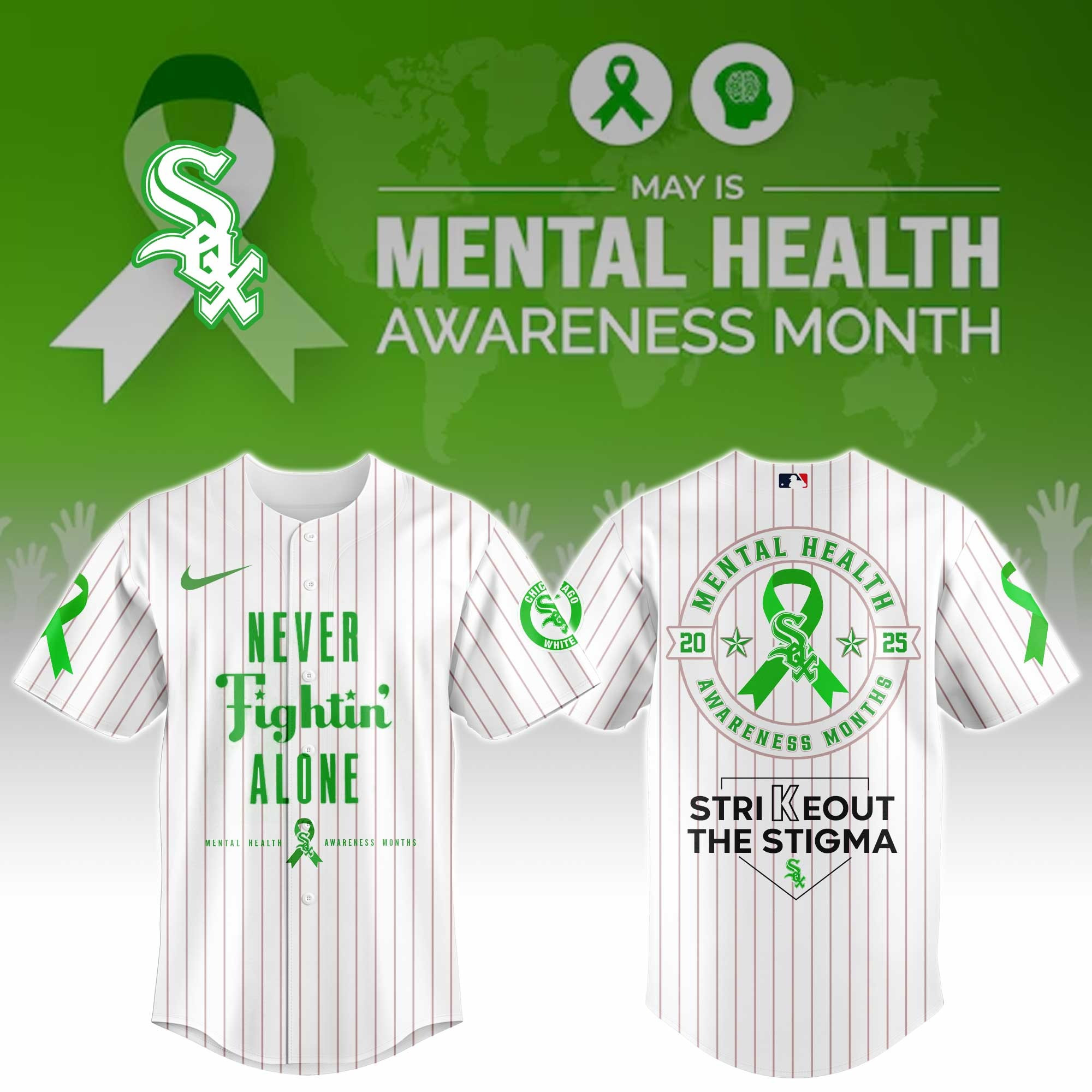 Chicago White Sox Special Mental Health Awareness Week Jersey Chicago White Sox Merch 1 Chicago White Sox Special Mental Health Awareness Week Jersey Chicago White Sox Merch