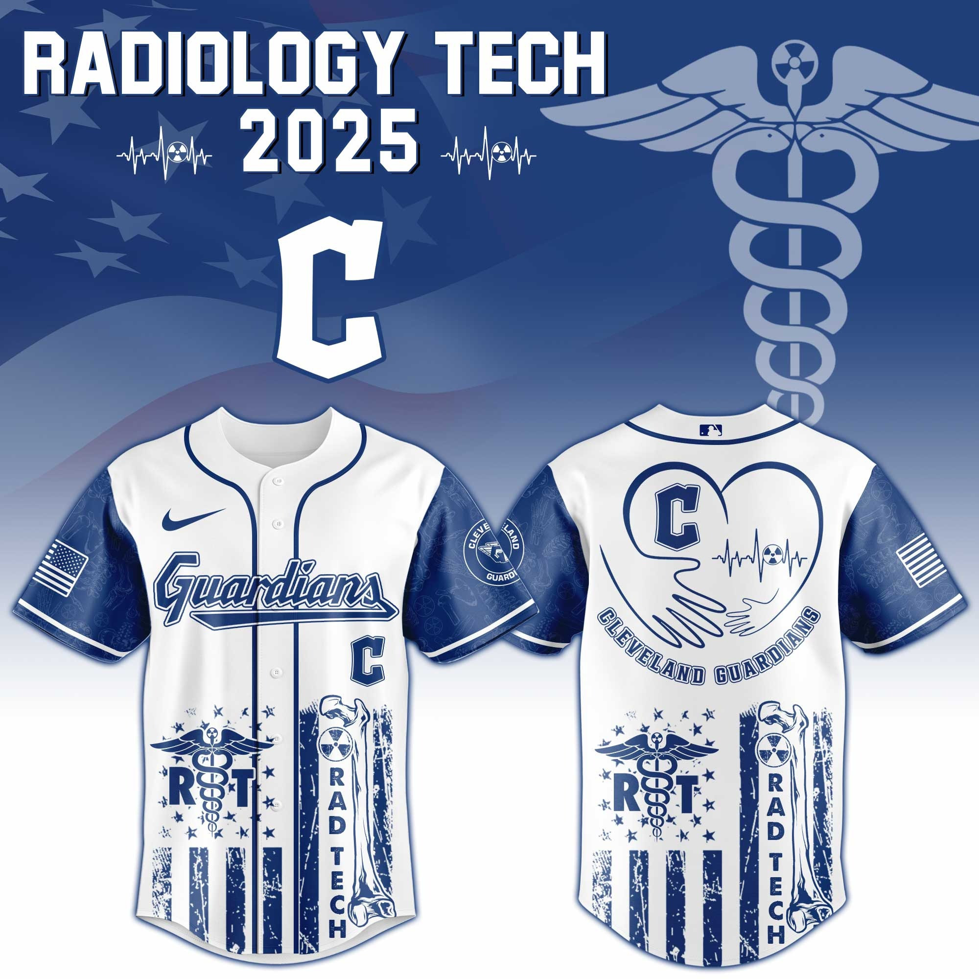 Cleveland Guardians x Radiology Tech Night Exclusive Design Jersey Guardians Merch For Fans 1 Cleveland Guardians x Radiology Tech Night Exclusive Design Jersey Guardians Merch For Fans