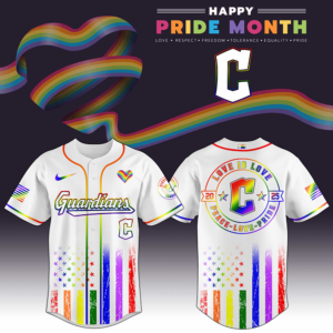 Cleveland Guardians x Happy Pride Month 2025 Baseball Jersey Cleveland Guardians Merch