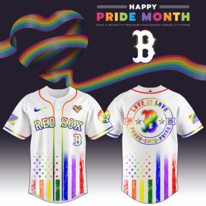 Boston Red Sox x Happy Pride Month 2025 Baseball Jersey Boston Red Sox Merch Dad Gifts