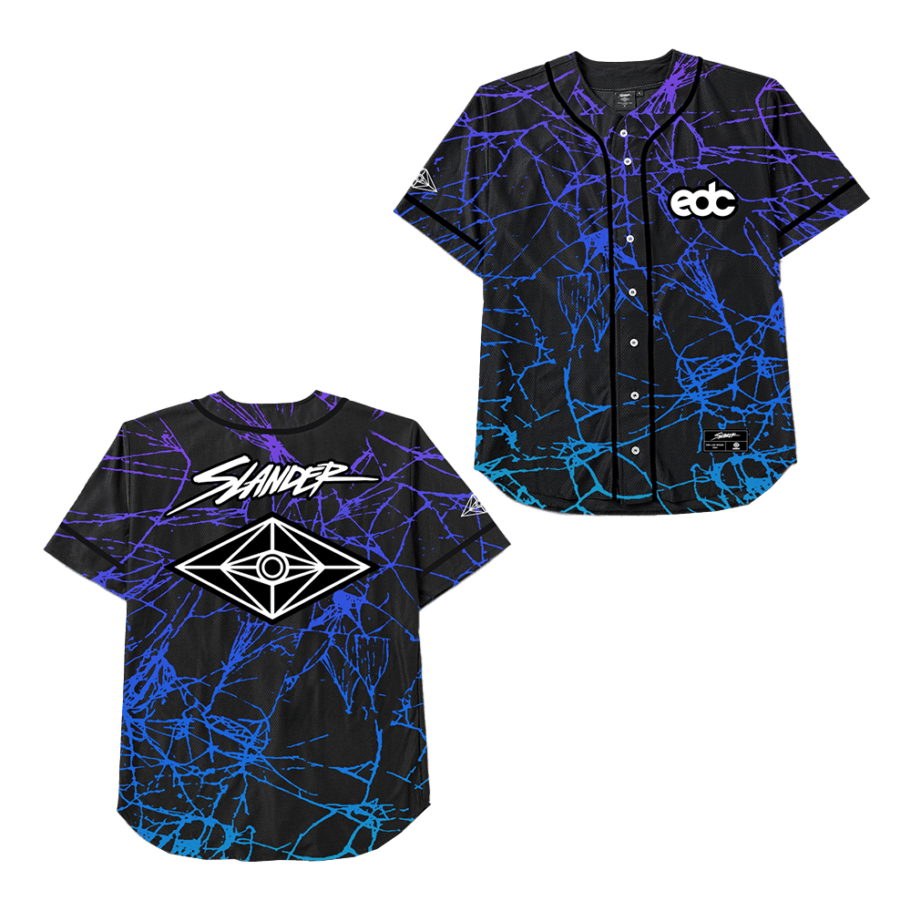 EDC Merch EDC x Slander Fracture Baseball Jersey Music Lovers Gifts For Fans 1 EDC Merch EDC x Slander Fracture Baseball Jersey Music Lovers Gifts For Fans