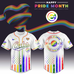 Chicago Cubs x Happy Pride Month 2025 Baseball Jersey Chicago Cubs Merch Father's Day Gifts