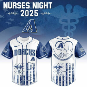 Arizona Diamondbacks x Nurses Night 2025 Baseball Jersey Arizona Diamondbacks Merch Dad Gifts