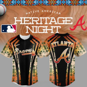 Atlanta Braves Native American Heritage Night 2025 Baseball Jersey Atlanta Braves Merch