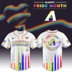 Arizona Diamondbacks x Happy Pride Month 2025 Baseball Jersey Arizona Diamondbacks Merch