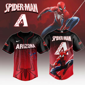 Arizona Diamondbacks x Spider Man Game Night Special Edition Jersey Arizona Diamondbacks Merch