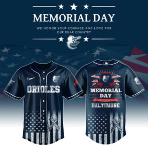 Baltimore Orioles Memorial Day Baseball Jersey 2025 Baltimore Orioles Merch Gifts For Fans