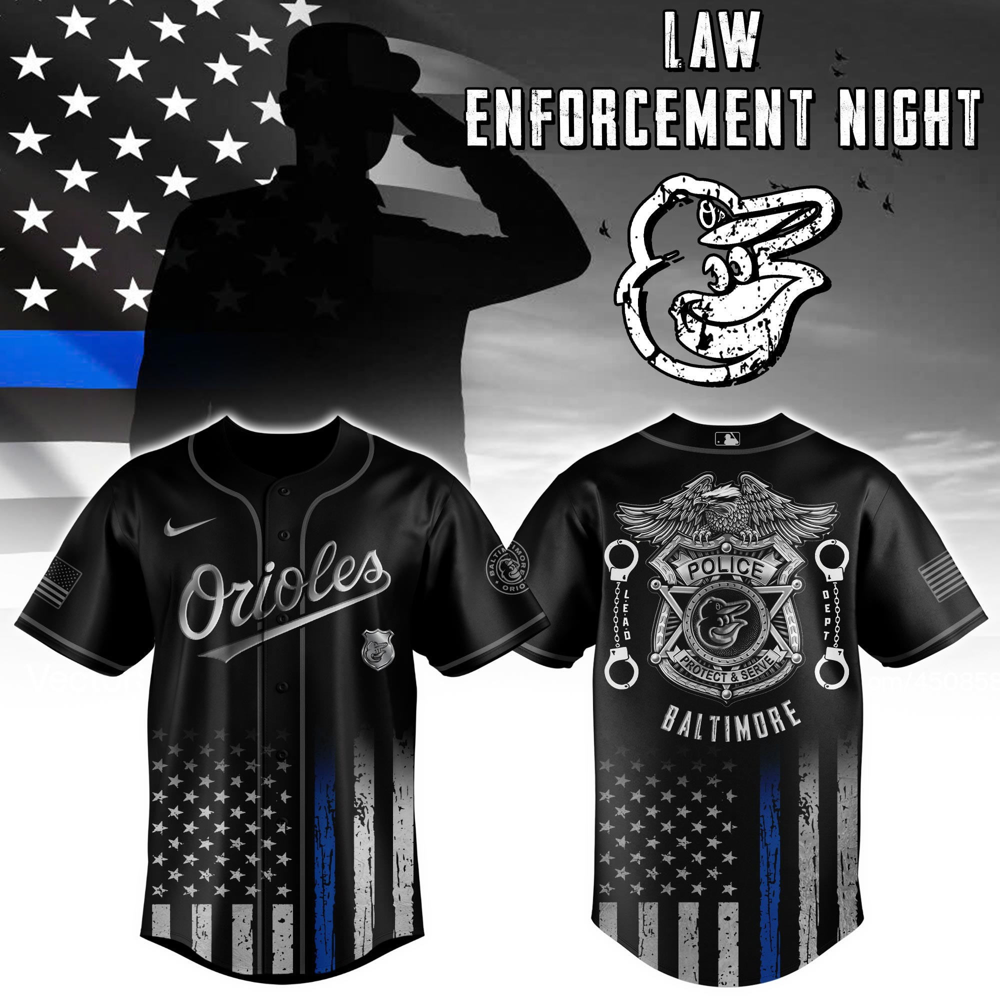 Baltimore Orioles x Law Enforcement Night Edition Jersey 2025 Baltimore Orioles Merch 1 Baltimore Orioles x Law Enforcement Night Edition Jersey 2025 Baltimore Orioles Merch