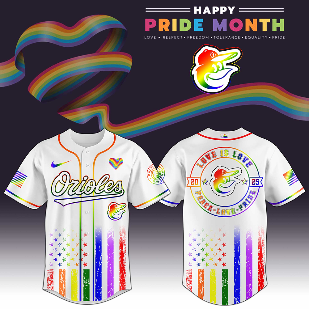Baltimore Orioles x Happy Pride Month 2025 Baseball Jersey Baltimore Orioles Merch 1 Baltimore Orioles x Happy Pride Month 2025 Baseball Jersey Baltimore Orioles Merch