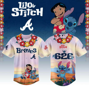 Atlanta Braves x Lilo And Stitch Special Edition Jersey 2025 Atlanta Braves Merch