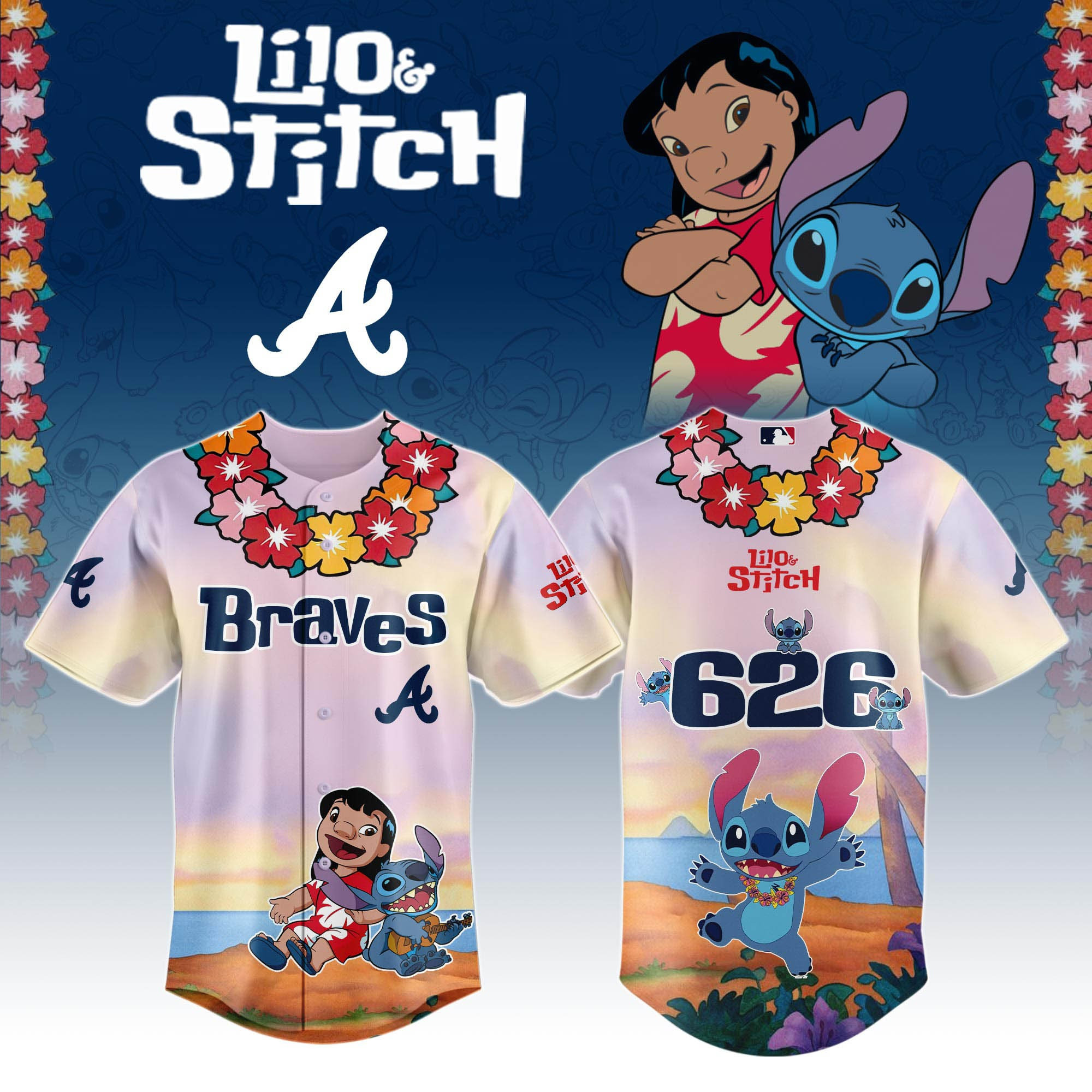 Atlanta Braves x Lilo And Stitch Special Edition Jersey 2025 Atlanta Braves Merch 1 Atlanta Braves x Lilo And Stitch Special Edition Jersey 2025 Atlanta Braves Merch