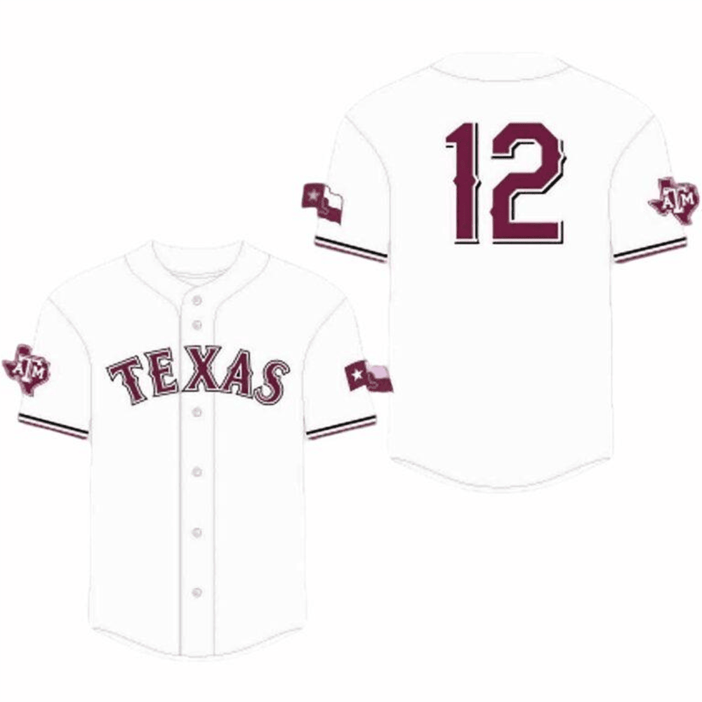 2025 Rangers Texas AM University Night Jersey Texas Rangers Merch Baseball Lover Gift Ideas 1 2025 Rangers Texas AM University Night Jersey Texas Rangers Merch Baseball Lover Gift Ideas