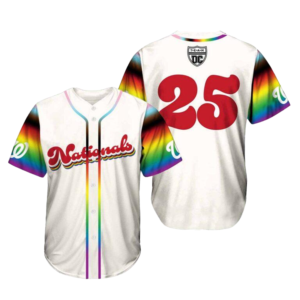 2025 Nationals Night Out LGBTQ Jersey Washington Nationals Merch Baseball Team Gift Ideas 1 2025 Nationals Night Out LGBTQ Jersey Washington Nationals Merch Baseball Team Gift Ideas