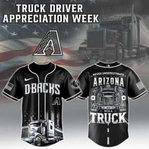 Arizona Diamondbacks X Nation Truck Driver Appreciation Week Edition Jersey 2025