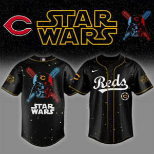 Cincinnati Reds x Star Wars 2025 Baseball Jersey Cincinnati Reds Merch For Fans Dad Gifts