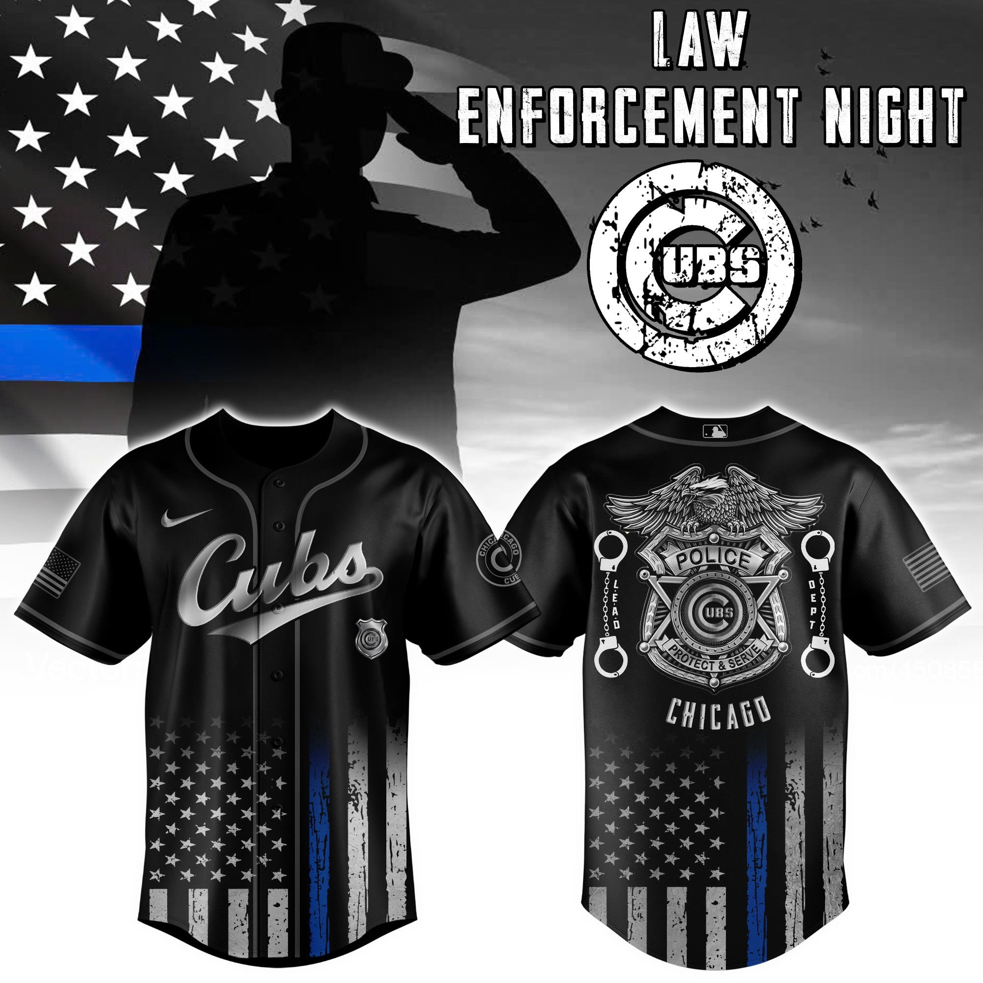Chicago Cubs x Law Enforcement Night Edition Jersey 2025 Chicago Cubs Merch 1 Chicago Cubs x Law Enforcement Night Edition Jersey 2025 Chicago Cubs Merch