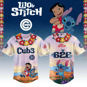 Chicago Cubs x Lilo And Stitch Special Edition Jersey 2025 Chicago Cubs Merch