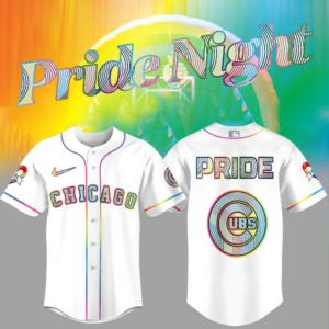 Chicago Cubs Pride Night Edition Baseball Jersey Chicago Cubs Merch Step Dad Gifts