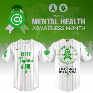 Chicago Cubs Special Mental Health Awareness Week Edition Jersey