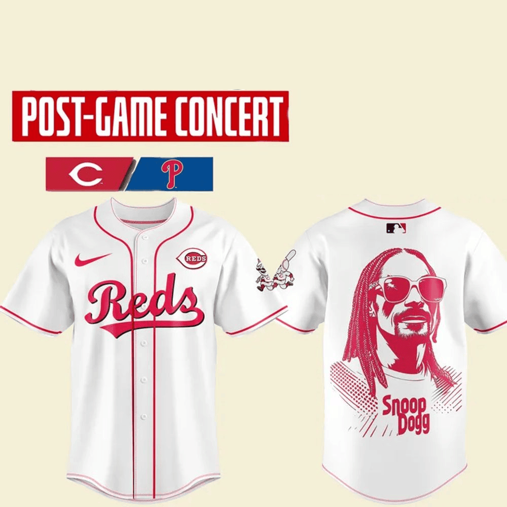Cincinnati Reds X Snoop Dogg Postgame Concert Jersey 2025 Unique Gifts For Dad 1 Cincinnati Reds X Snoop Dogg Postgame Concert Jersey 2025 Unique Gifts For Dad