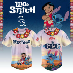 Colorado Rockies x Lilo And Stitch Special Edition Jersey 2025 Colorado Rockies Merch