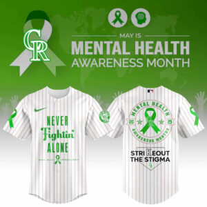 Colorado Rockies Special Mental Health Awareness Week 2025 Jersey Colorado Rockies Merch