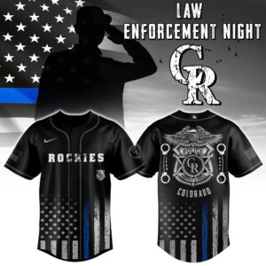 Colorado Rockies x Law Enforcement Night Edition Jersey 2025 Colorado Rockies Merch