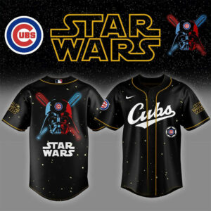 Chicago Cubs x Star Wars 2025 Baseball Jersey Chicago Cubs Merch Perfect Father's Day Gifts