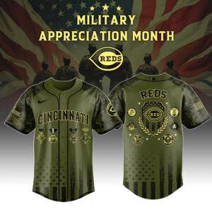 Cincinnati Reds x Military Appreciation Month Special Edition Jersey 2025