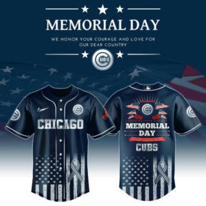 Chicago Cubs Memorial Day 2025 Special Baseball Jersey Chicago Cubs Merch Dad Fathers Day Gifts