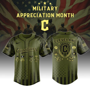 Cleveland Guardians x Military Appreciation Month Special Edition Jersey 2025