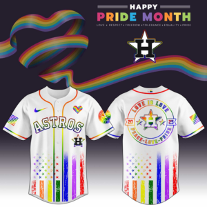 Houston Astros x Happy Pride Month 2025 Baseball Jersey Houston Astros Merch Gifts For Dad