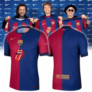 FC Barcelona x The Rolling Stones Collab Special Jersey Father's Day Gifts For Husband